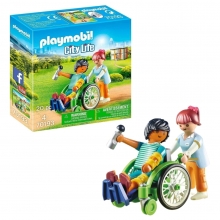 PLAYMOBIL PM70193 PACIENTE EN SILLA DE RUEDAS