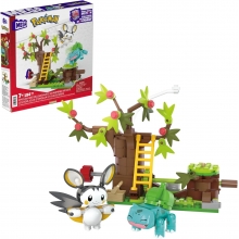 MATTEL HTH69 MEGA CONSTRUCCION EL BOSQUE ENCANTADOR DE EMOLGA Y BULBASAUR