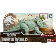 MATTEL HTK79 JURASSIC WORLD DINOSAURIO RASTREADORES GIGANTES TRICERATOPS