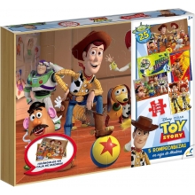 IMEX JCA-541 DISNEY TOY STORY PUZZLE 5 EN 1 CAJA MADERA