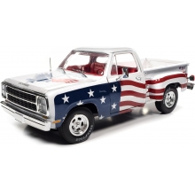 AUTOWORLD AW310 1:18 1980 DODGE STEPSIDE PATRIOTIC PICKUP