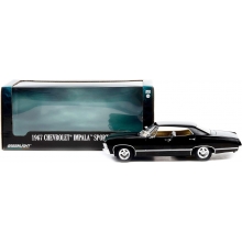 GREENLIGHT 84035 1:24 1967 CHEVROLET IMPALA SPORT SEDAN TUXEDO BLACK