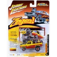 JOHNNY JLSP228A 1:64 1985 CHEVROLET SILVERADO ( ZINGER ) YELLOW