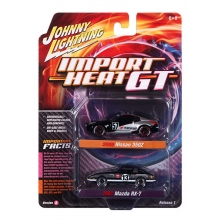 JOHNNY JLSP241B 1:64 IMPORT HEAT / GT TWIN PACK B BLACK