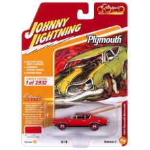 JOHNNY JLSP354A 1:64 1969 PLYMOUTH BARRACUDA ORANGE