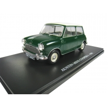 MAGAZINE 24MINICOOPERSG 1:24 1965 AUSTIN MINI COOPER S GREEN WITH WHITE ROOF