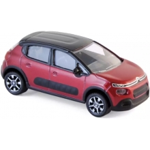 NOREV 310611 2016 3 INCHS CITROEN C3 RED BLACK