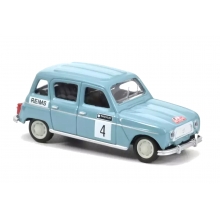 NOREV 310942 1:64 2011 RENAULT 4 HISTORIC RACING 4 BLUE