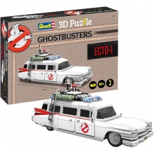 REVELL 00222 3D PUZZLE GHOSTBUSTERS ECTO 1 WHITE 120 PCS