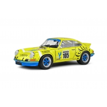 SOLIDO 1801118 1:18 1973 PORSCHE 911 RSR 105 LAFOSSE ANGOULET T DE F AUTOM YELLOW WHITE