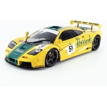 SOLIDO 1804105 1:18 1995 MCLAREN F1 GT R SHORT TAIL 24H LE MANS YELLOW GREEN