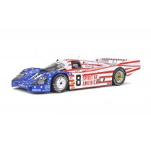 SOLIDO 1805503 1:18 PORSCHE 956 LH WINNER LE MANS 8 1986 FOLLMER MORTON MILLER BLUE RED WHITE