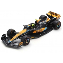 SPARK Y291 1:64 2023 MCLAREN MCL60 4 LANDO NORRIS ORANGE BLUE