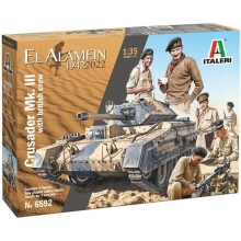 ITALERI 6592 1:35 CRUSADER MK III WITH BRITISH CREW