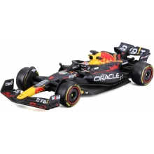 BURAGO 28030 1:24 RACE ORACLE RED BULL RACING RB19 ( 2023 ) W / DRIVER, 1 VERSTAPPEN