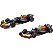 BURAGO 38099 1:43 RACE ORACLE RED BULL RACING RB20 ( 2024 ) , 2 PACK ( 1 MAX & 11 PEREZ )