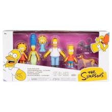 JAKKS 175394 LOS SIMPSONS PACK DE 5 FIGURA 2.5 PULGADAS