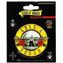 SMARTCIBLE PS7221 STICKER GUNS N ROSES BULLET LOGO