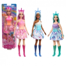 MATTEL HRR12 BARBIE FANTASIA MUECA UNICORNIO FALDAS DE ENSUEO