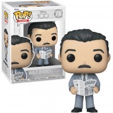 FUNKO 67995 POP ICONS DISNEYS 100TH WALT WITH MAGAZINE