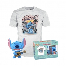 FUNKO 73160 POP & TEE LILO & STITCH UKELELE STITCH FL TALLA M