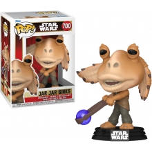 FUNKO 76017 POP MOVIES STAR WARS EP1 THE PHANTOM MENACE JAR JAR BINKS WITH BOOMA