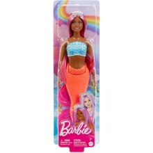 MATTEL HRR04 BARBIE FAIRYTALE MERMAID ORANGE TAIL