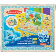 MELISSA DOUG 33012 BLUES CLUES & YOU ! WOODEN MAGNETIC PICTURE GM