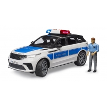 BRUDER 02890 RANGE ROVER VELAR POLICE WITH POLICEMAN