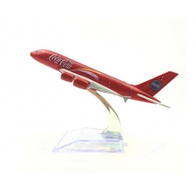 AIRPLANE A380 COCA COLA AIRPLANE MODEL