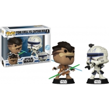 FUNKO 74745 POP STAR WARS CLONE WARS PONG KRELL VS CAPTAIN REX