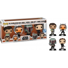 FUNKO 67289 POP STAR WARS THE MANDALORIAN 4 PACK