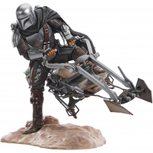 DIAMOND 84508 STAR WARS THE MANDALORIAN DIN DJARIN ON SPEEDER BIKE