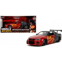 JADA 35133 1:24 HWR GODZILLA 2002 NISSAN SKYLINE GT R