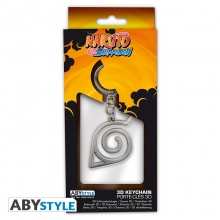 ABYSSE ABYKEY155 NARUTO SHIPPUDEN KONOHA 3D METAL KEYCHAIN