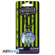 ABYSSE ABYKEY347 BEETLEJUICE BEETLEJUICE AND MAITLAND KEYCHAIN