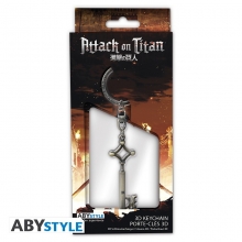 ABYSSE ABYKEY511 ATTACK ON TITAN ERENS KEY 3D METAL KEYCHAIN