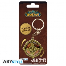 ABYSSE ABYKEY561 WORLD OF WARCRAFT MOVING KEYCHAIN AZEROTHS COMPAS