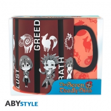 ABYSSE ABYMUGA064 THE SEVEN DEADLY SINS S3 CHIBI SINS MUG 16 OZ