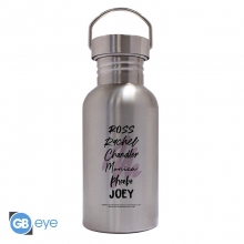 ABYSSE DBP0007 FRIENDS NAMES CANTEEN STEEL BOTTLE