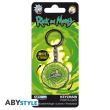 ABYSSE ABYKEY387 RICK AND MORTY PORTAL GUN MOVING KEYCHAIN