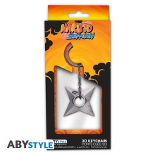 ABYSSE ABYKEY395 NARUTO SHIPPUDEN SHURIKEN 3D METAL KEYCHAIN