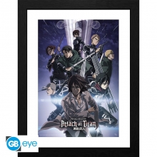 ABYSSE GBYDCO045 ATTACK ON TITAN SEASON 4 KEY ART 2 COLLECTOR PRINT