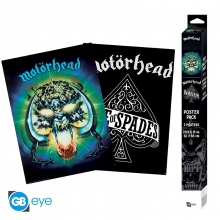 ABYSSE GBYDCO164 MOTORHEAD SET 2 POSTERS CHIBI 52X38 OVERKILL ACE OF SPADES