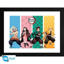 ABYSSE GBYDCO220 DEMON SLAYER S2 GROUP FRAMED PRINT