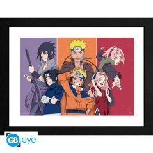 ABYSSE GBYDCO369 NARUTO SHIPPUDEN FRAMED PRINT ADULTS AND CHILDREN 30X40