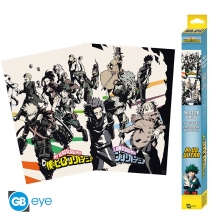 ABYSSE GBYDCO384 MY HERO ACADEMIA SET 2 POSTERS CHIBI 52X38 HEROES VILLAINS