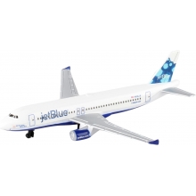 REALTOY 1224 JET BLUE AIRLINER ( 5PULG WINGSPAN ) ( DIE CAST )