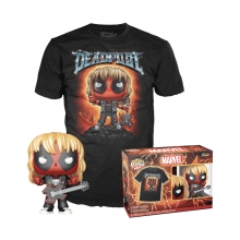 FUNKO 75059 POP & TEE DEADPOOL HEAVY METAL TALLA L