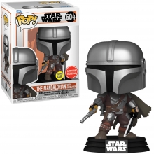 FUNKO 71216 POP STAR WARS MANDALORIAN WITH DARKSABER GAMESTOP